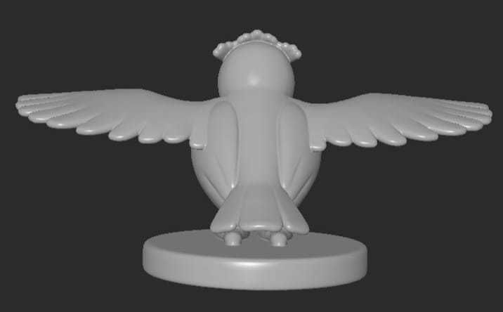 MakeIT Pokemon Pidgey 3D model_3