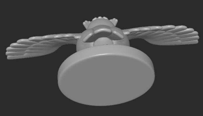 MakeIT Pokemon Pidgey 3D model_7