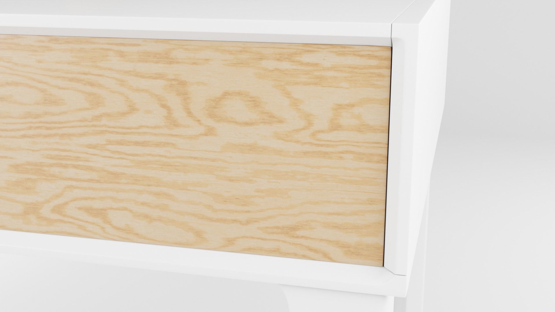 Modern Office Desk 3D model_4