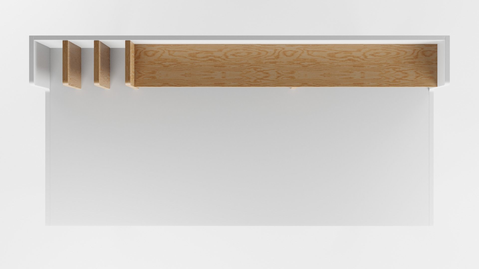 Modern Office Desk 3D model_9