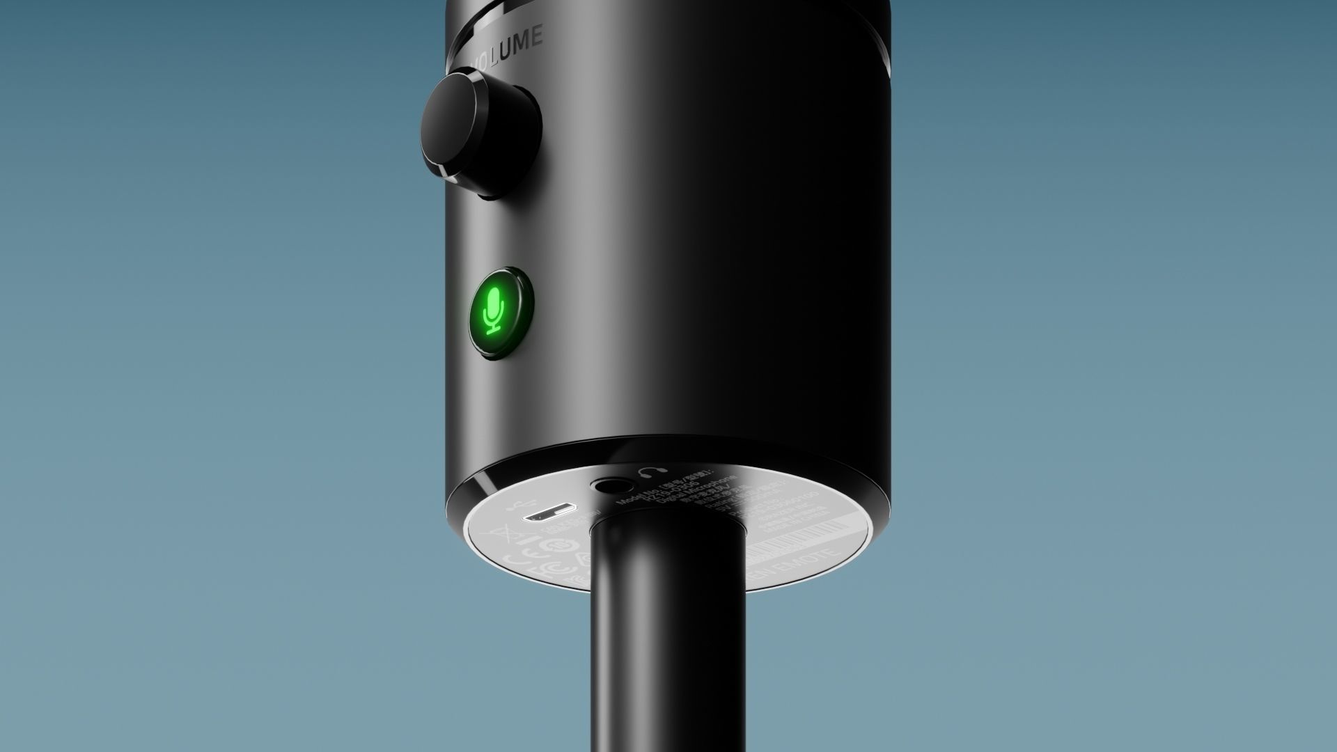 Razer Seiren Emote 3D model_9