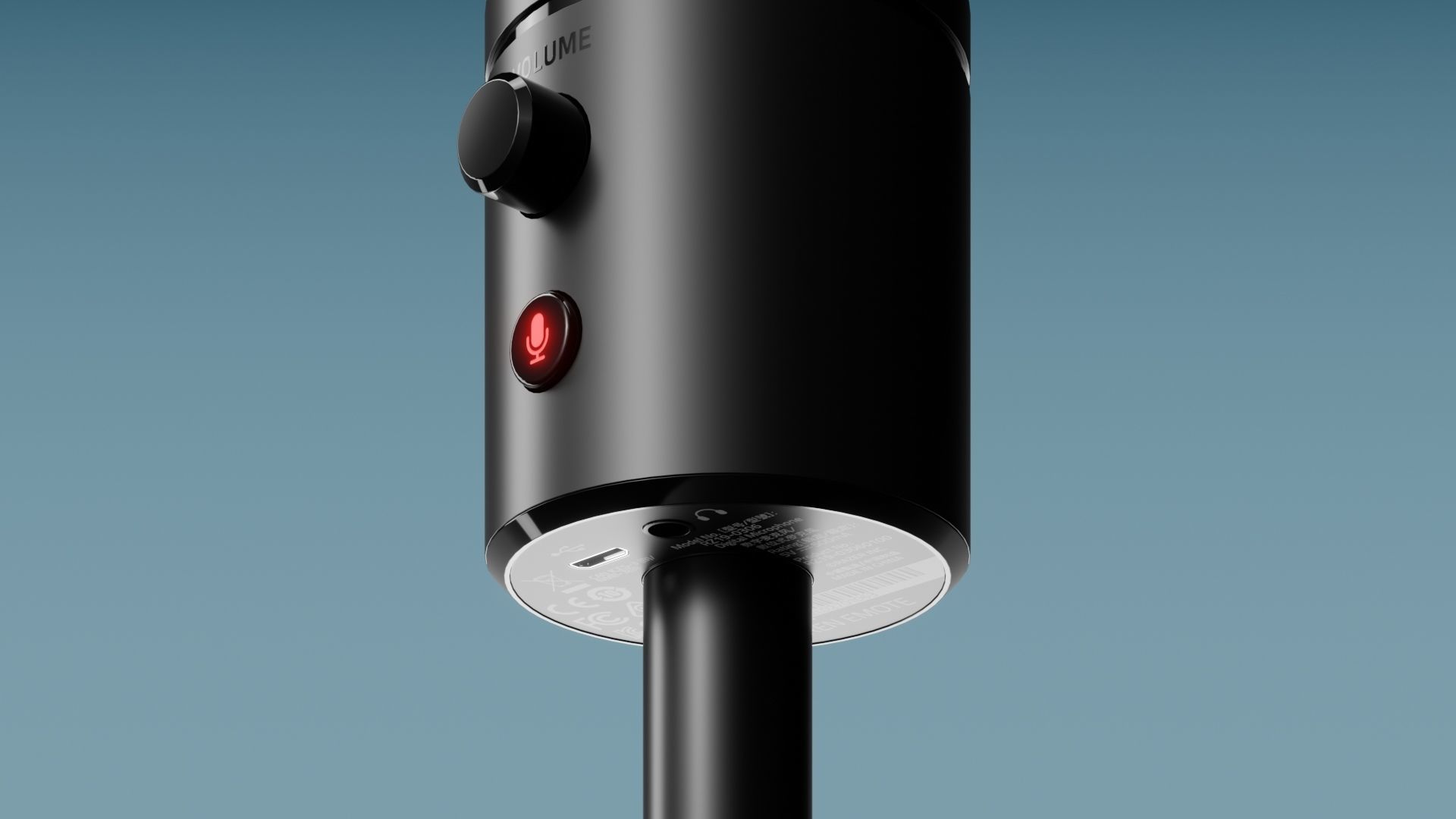 Razer Seiren Emote 3D model_10