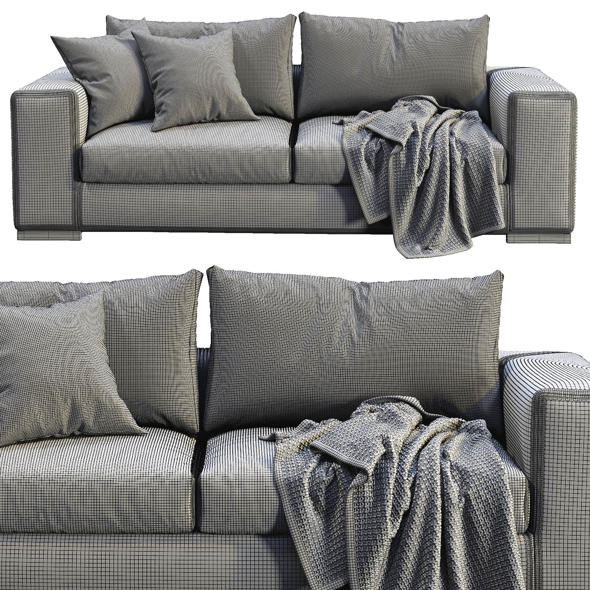 Sofa ESPACE By Ferlea 3D model_4