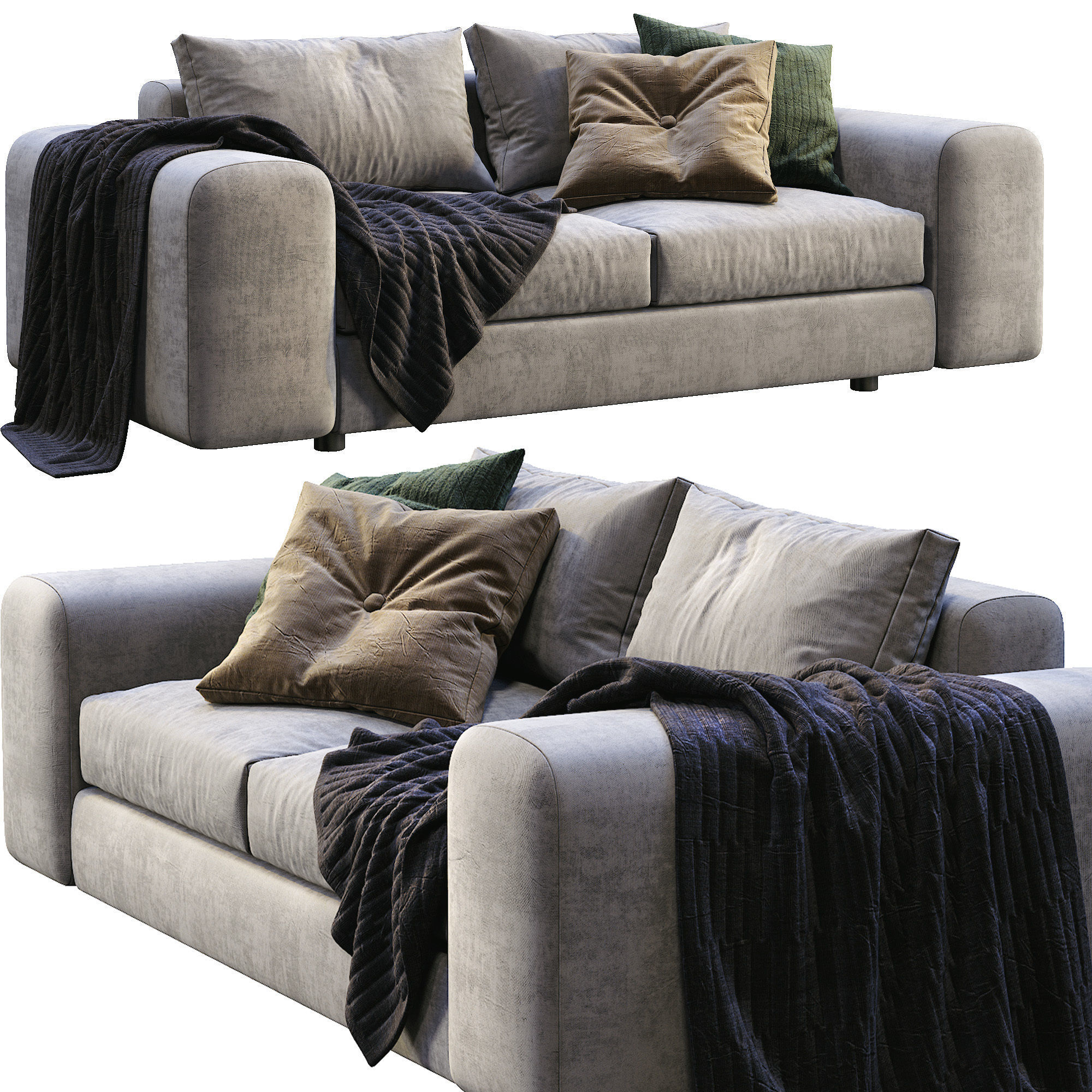 Low land By Arflex 3D model_1