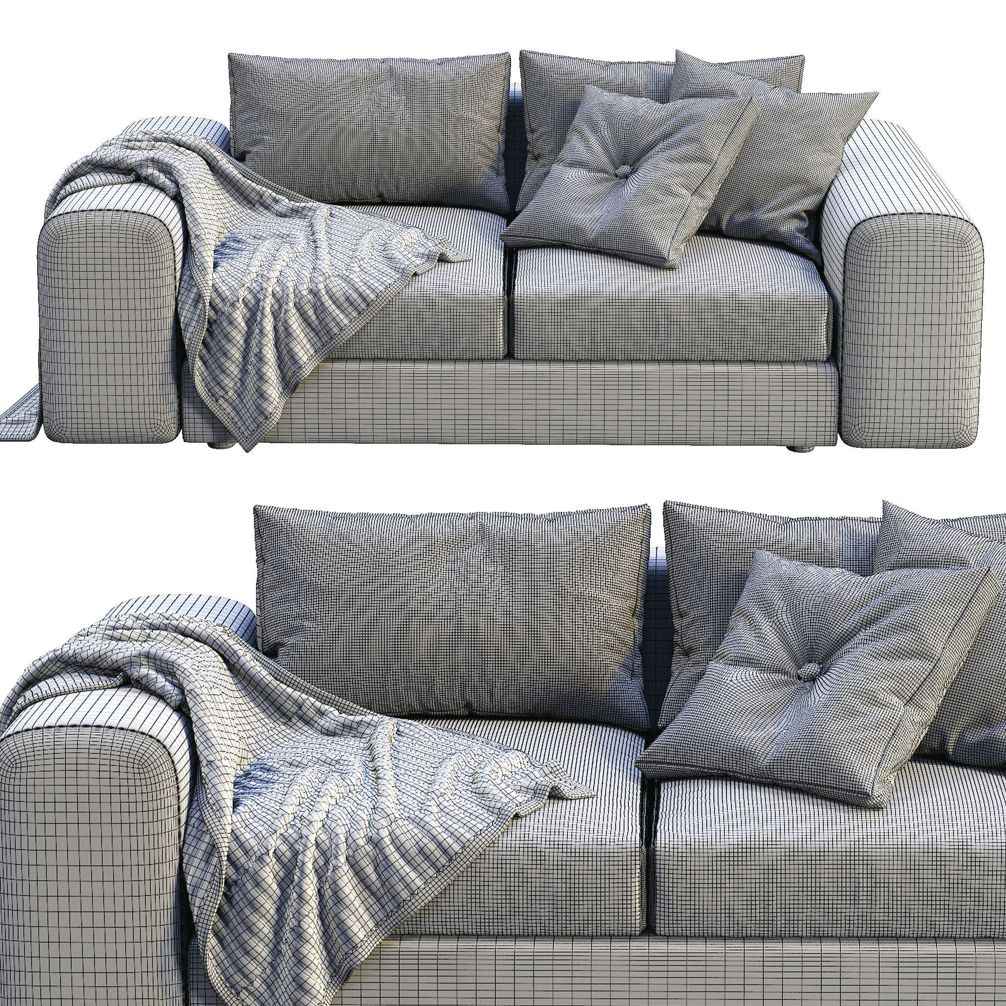 Low land By Arflex 3D model_4