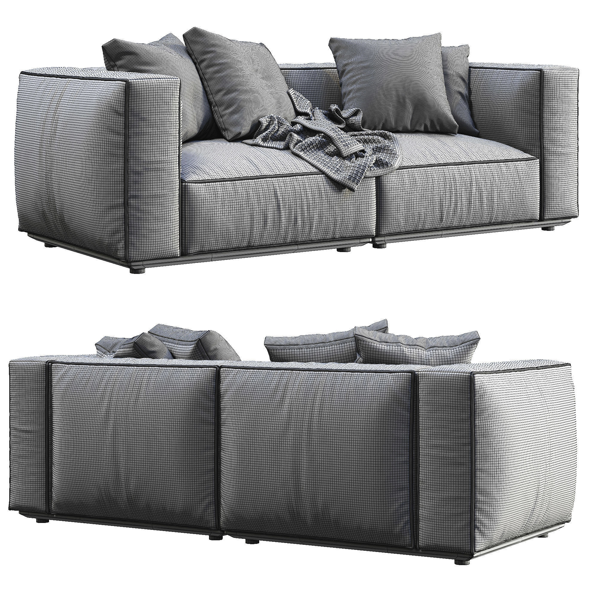 Marechiaro Sofa By Arflex 3D model_4