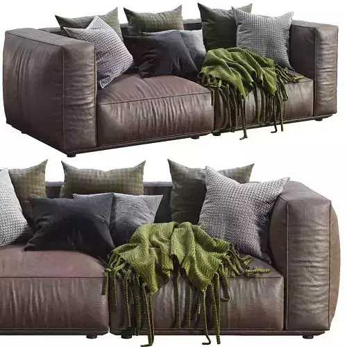 Marechiaro Leather Sofa By Arflex