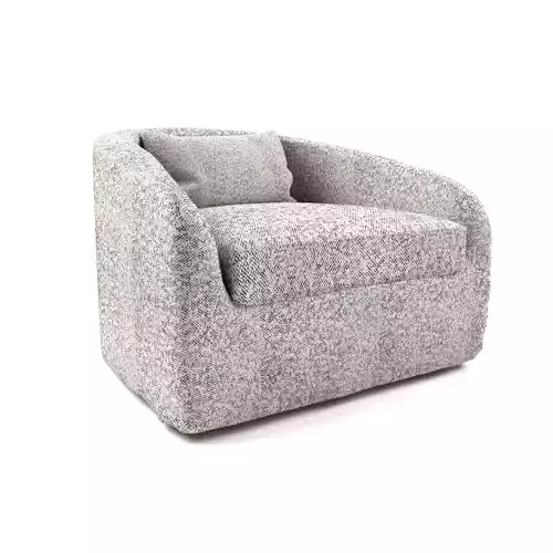 Four Hands - Topanga Swivel Chair-Knoll Domino