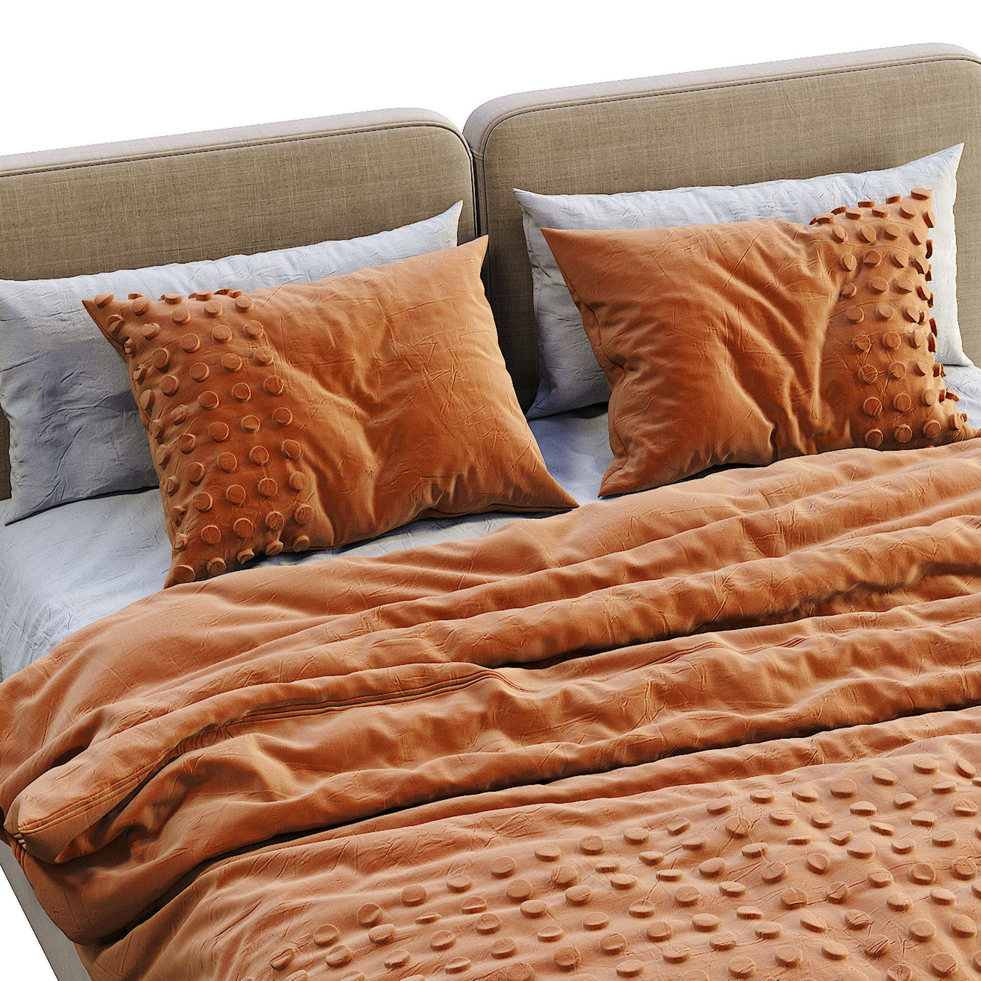 Feel Bed By Bolzan 3D model_3