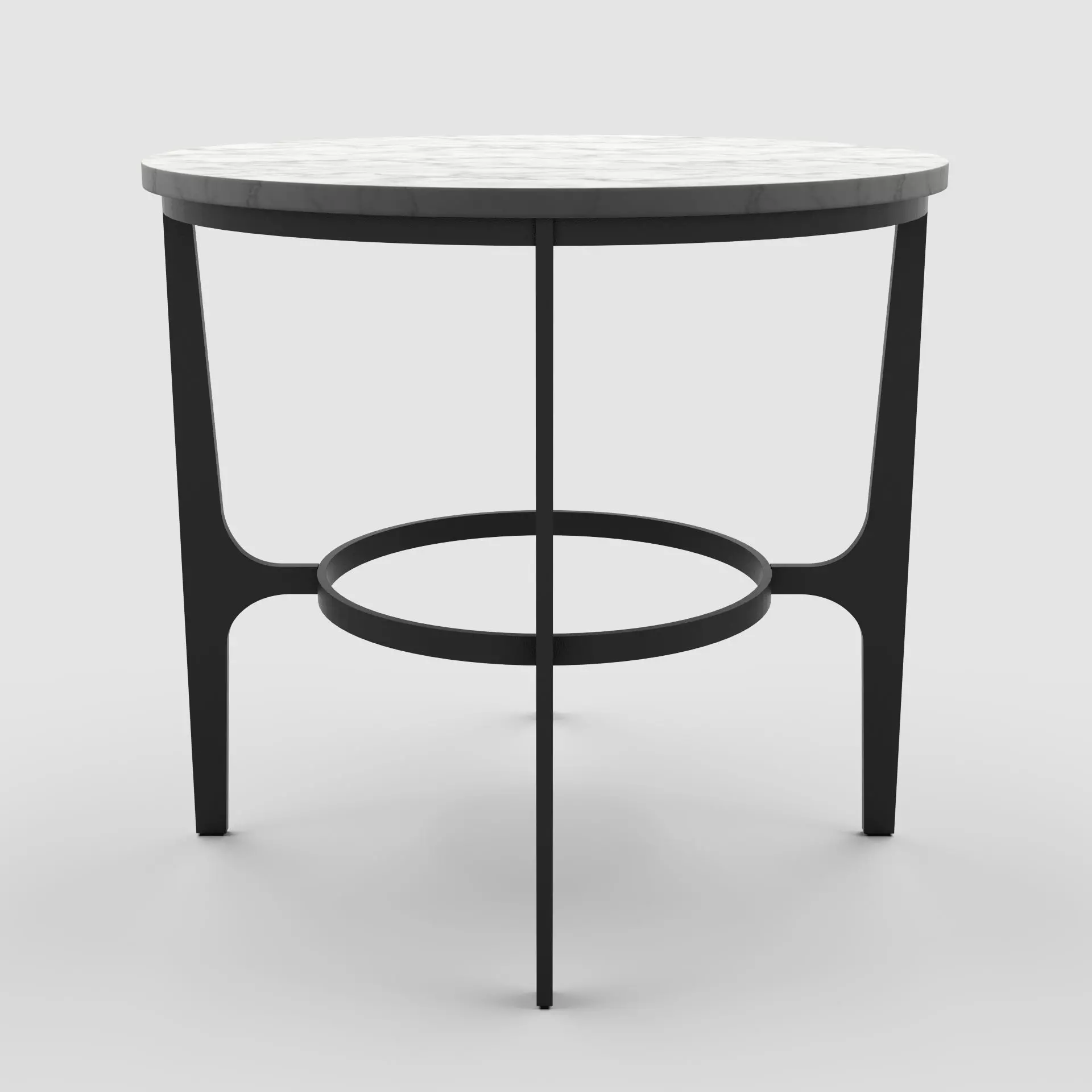 Bernhardt - Avondale Round Metal End Low-poly 3D model_0