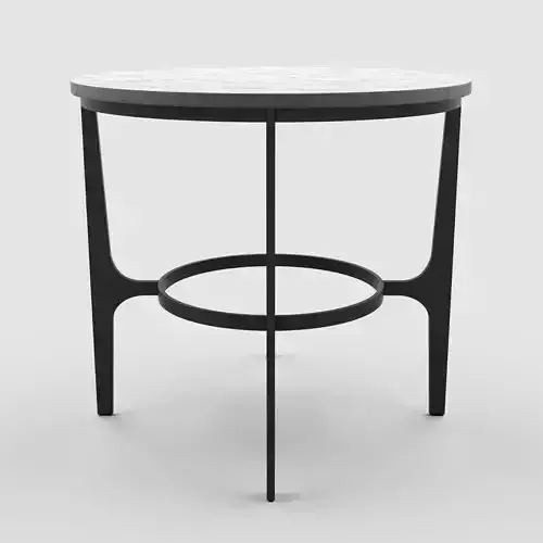 Bernhardt - Avondale Round Metal End Low-poly 3D model