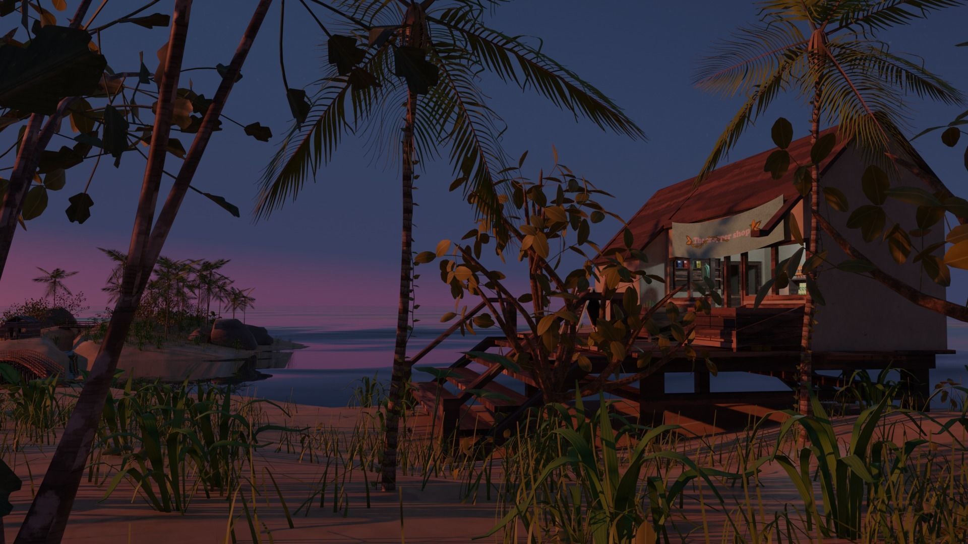 Remote tropical island 3D model_17