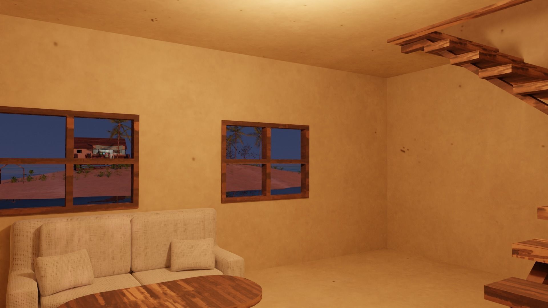 Remote tropical island 3D model_8