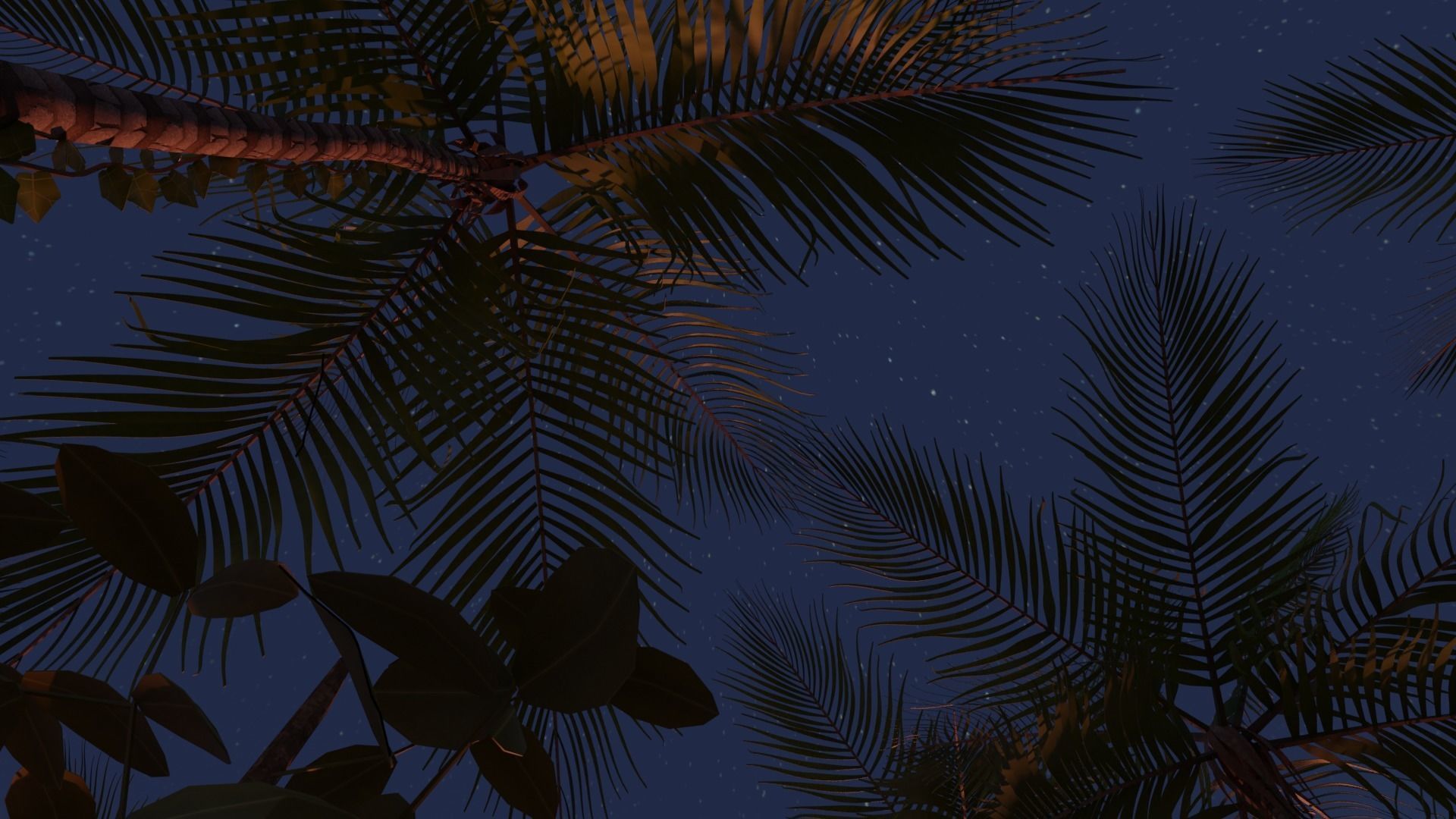 Remote tropical island 3D model_10