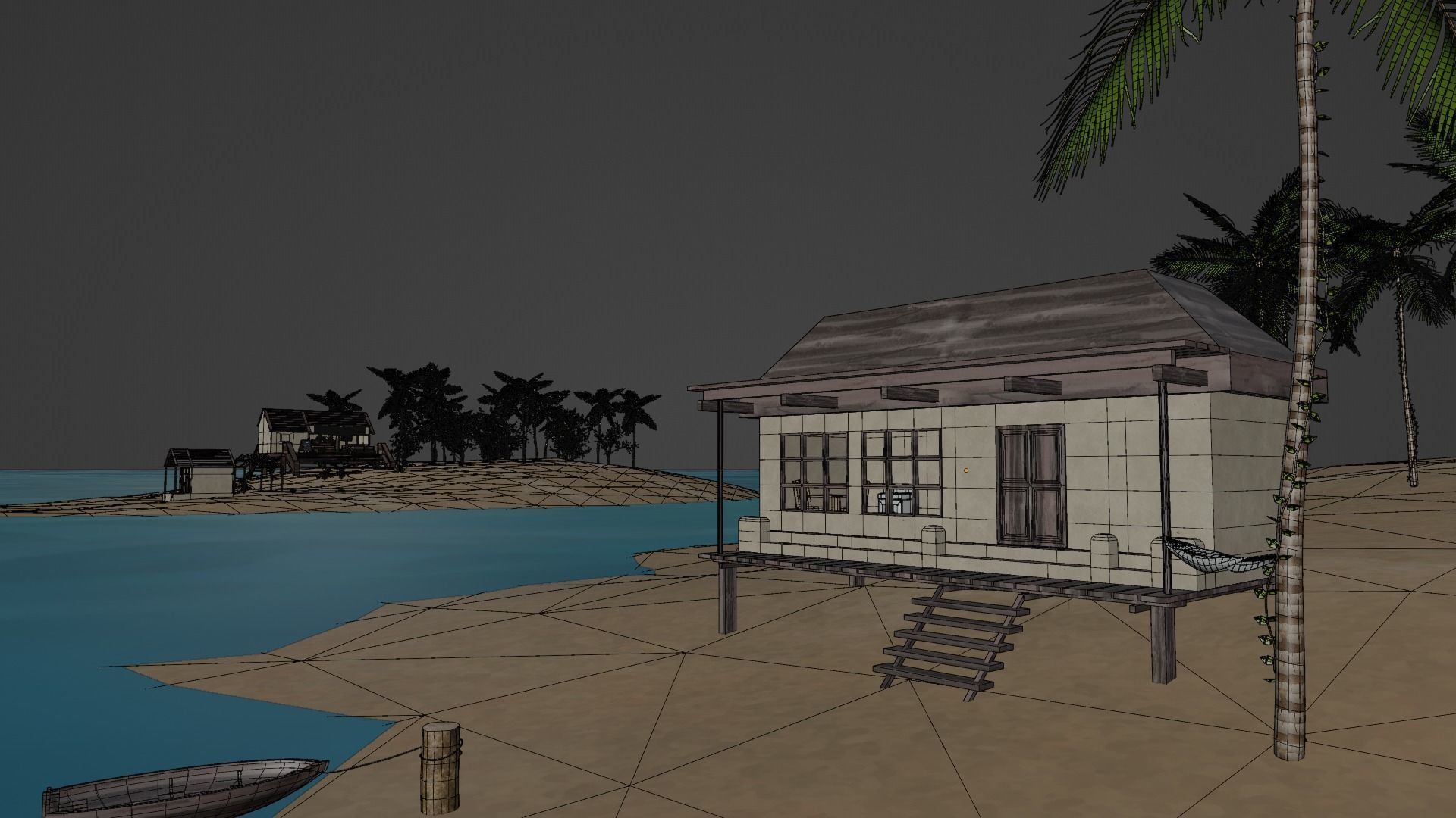 Remote tropical island 3D model_27