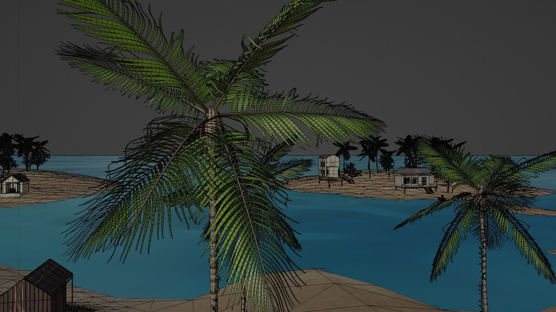 Remote tropical island 3D model_26