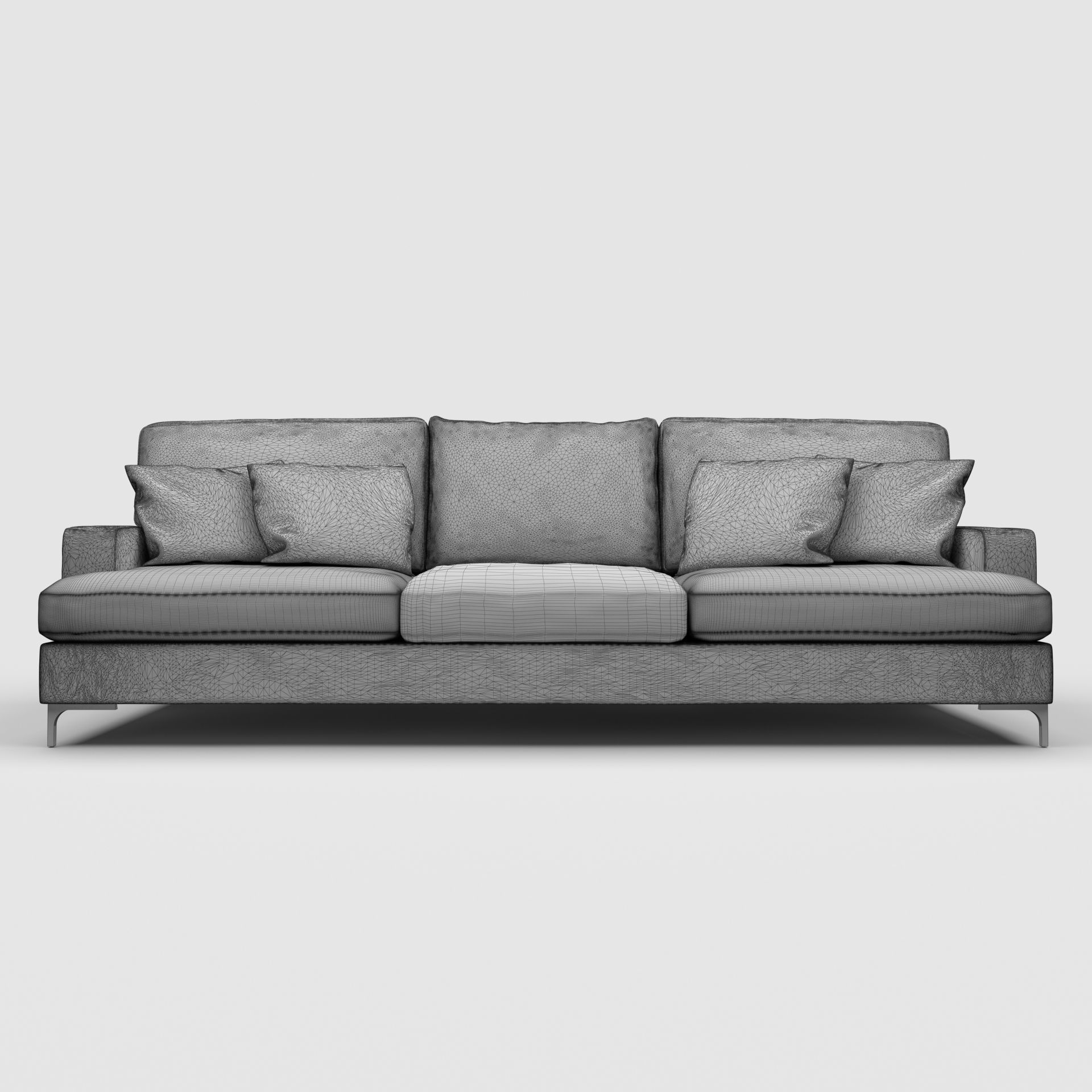 Bernhardt - Carver Sofa 3D model_3