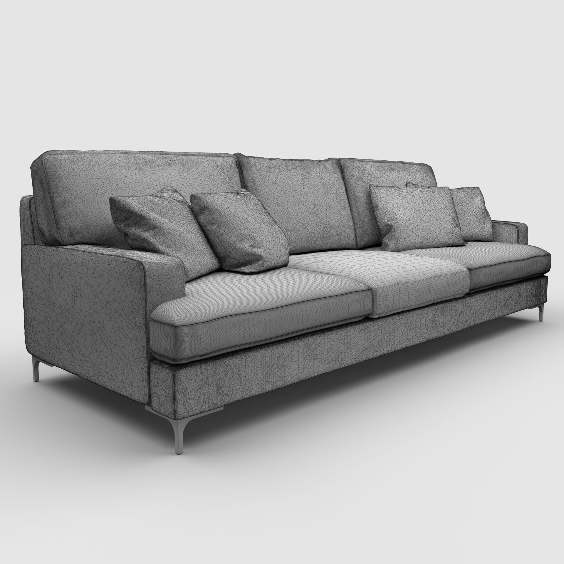 Bernhardt - Carver Sofa 3D model_2