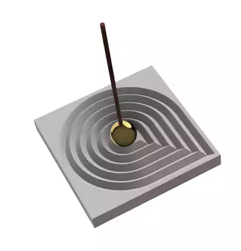 square incense burner