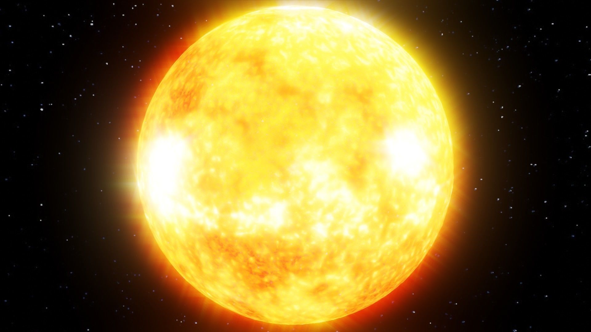 Sun Central Star Estrela Central Low-poly 3D model_4