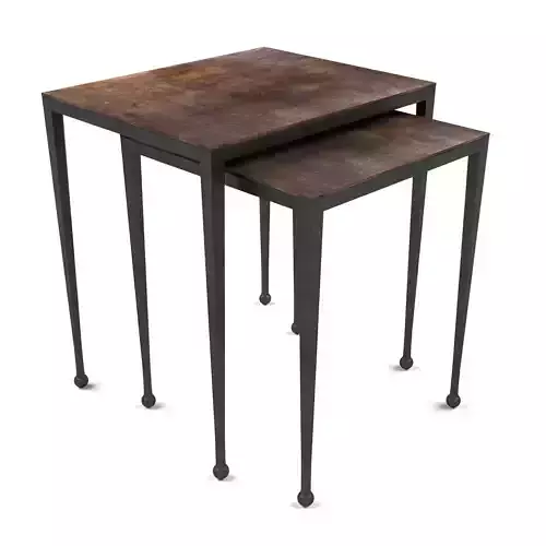 Four Hands - Dalston Nesting End Tables Antique Rust