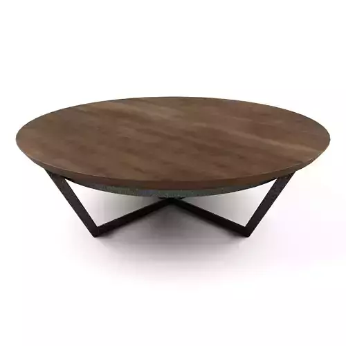 Four Hands - Felix Round Coffee Table Low-poly 3D model