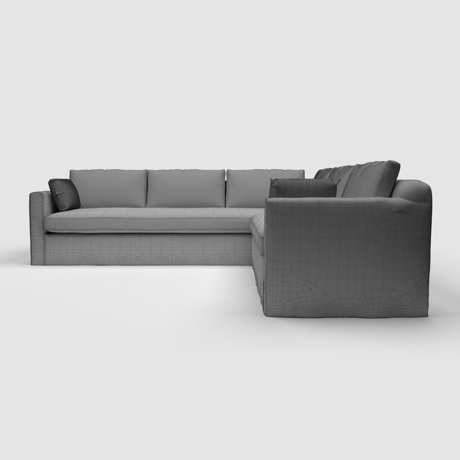 Robin Bruce Furniture Sylvie Sectional 3D model_3
