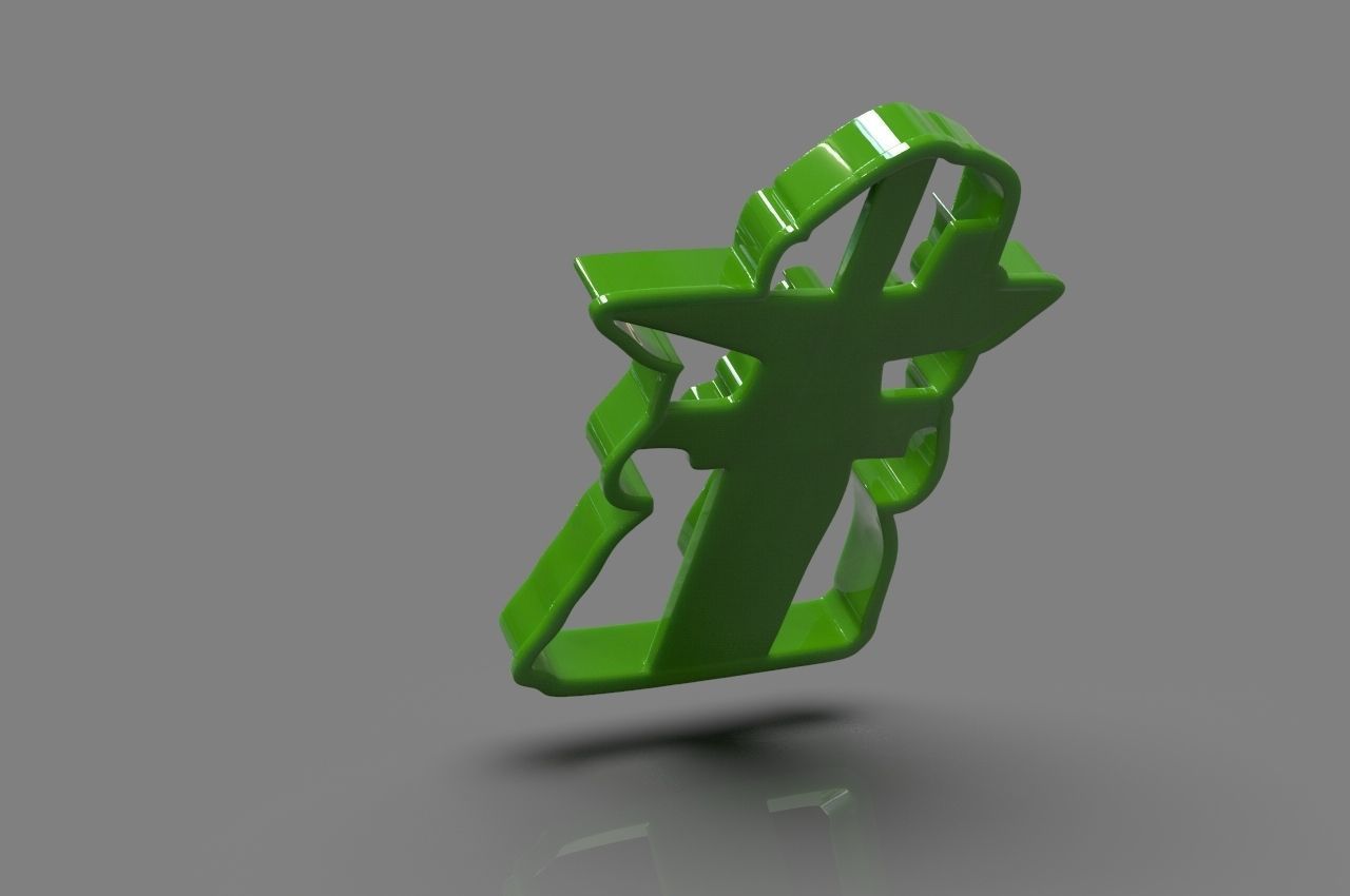 Baby Yoda Full Body cookie cutter X-Mas edition 3D print model_3