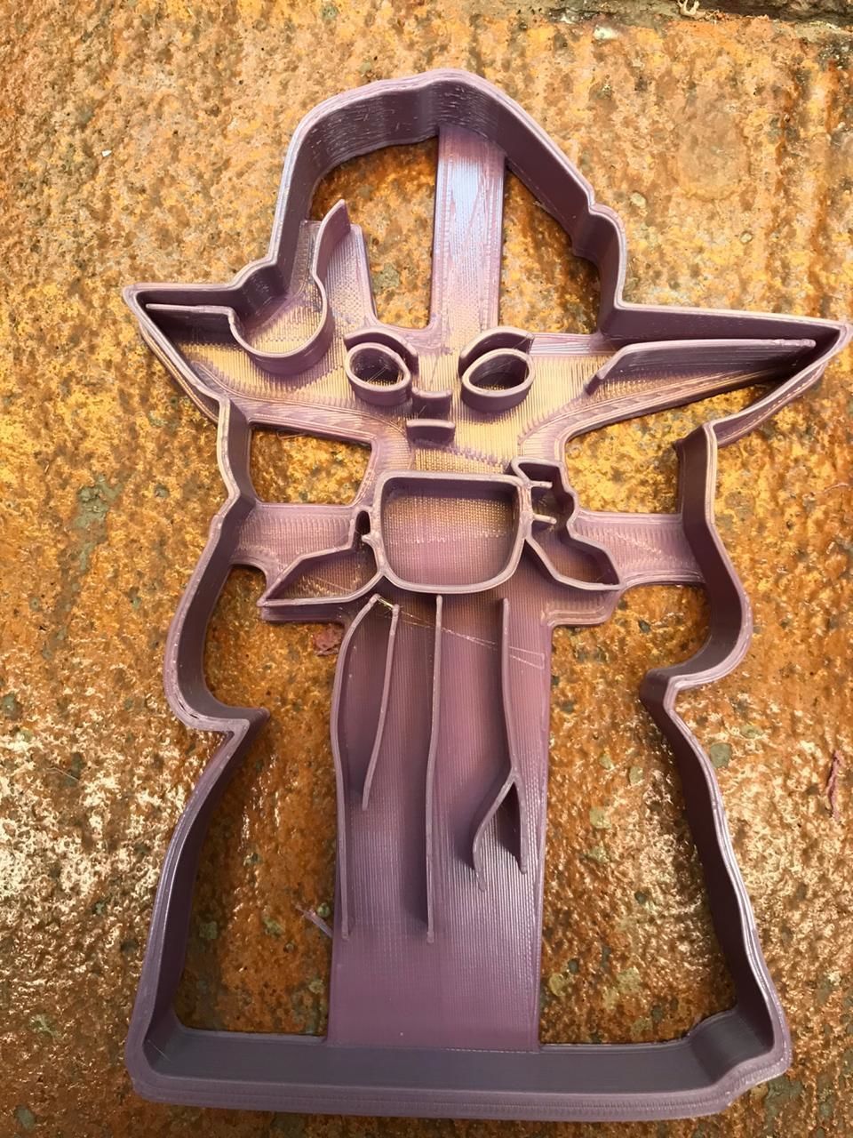 Baby Yoda Full Body cookie cutter X-Mas edition 3D print model_8