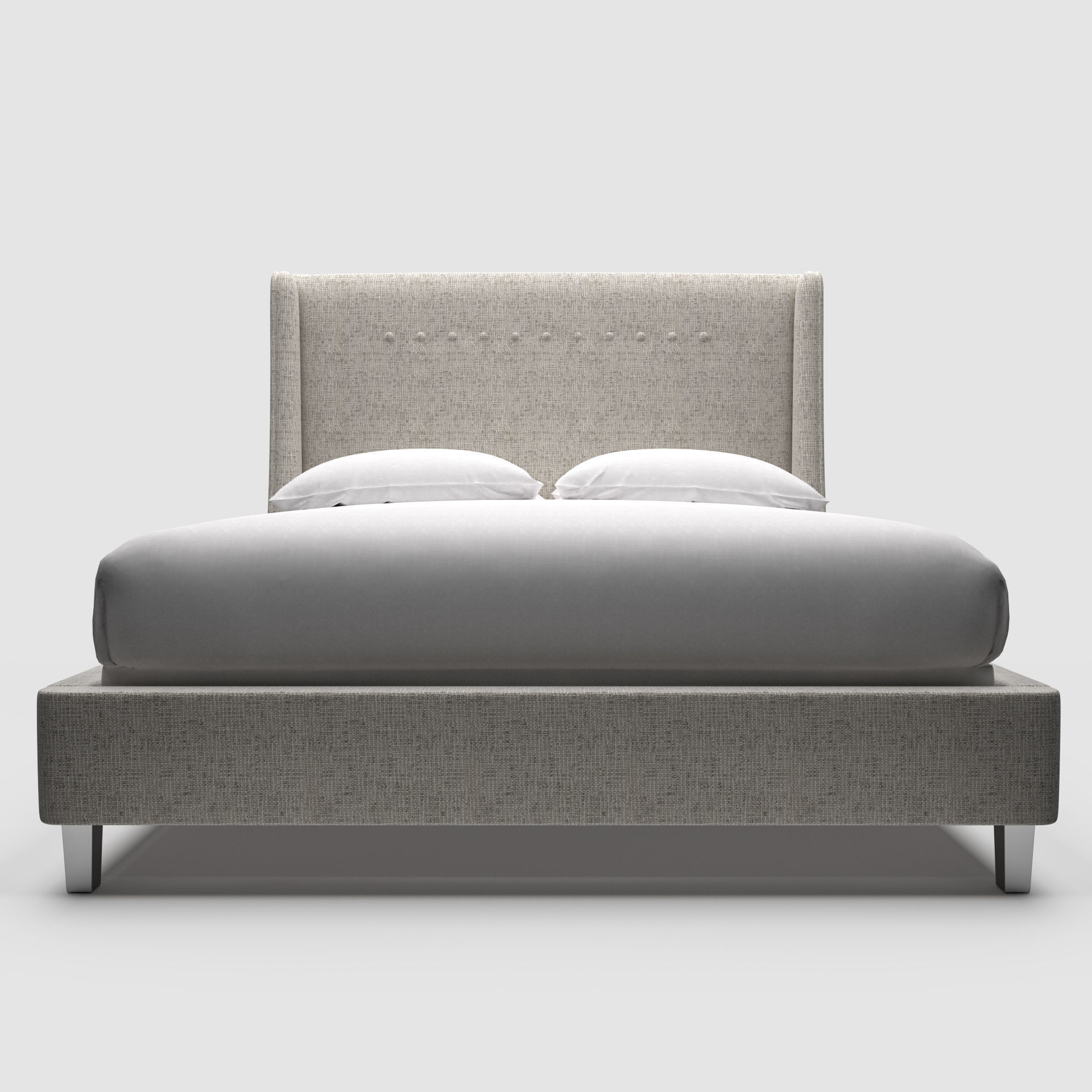 Universal Furniture Midnight Queen Bed 3D model_1