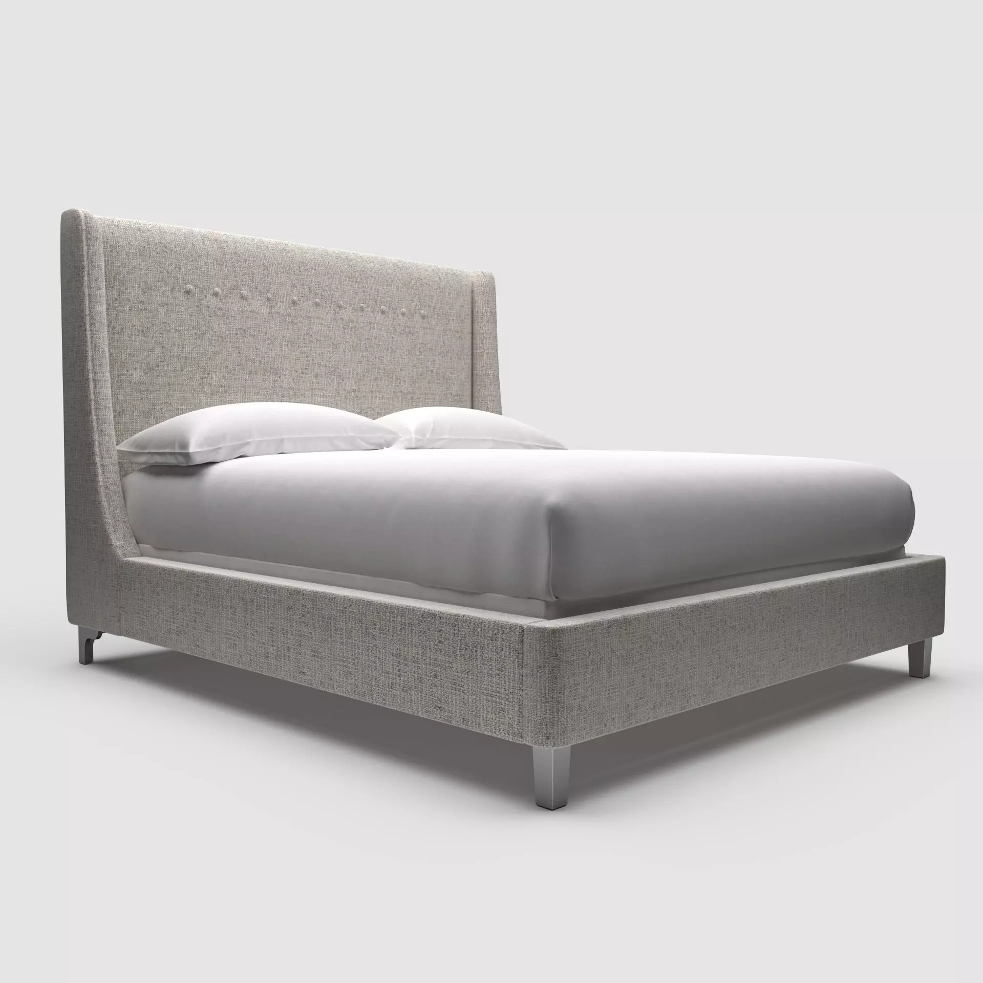 Universal Furniture Midnight Queen Bed 3D model_0