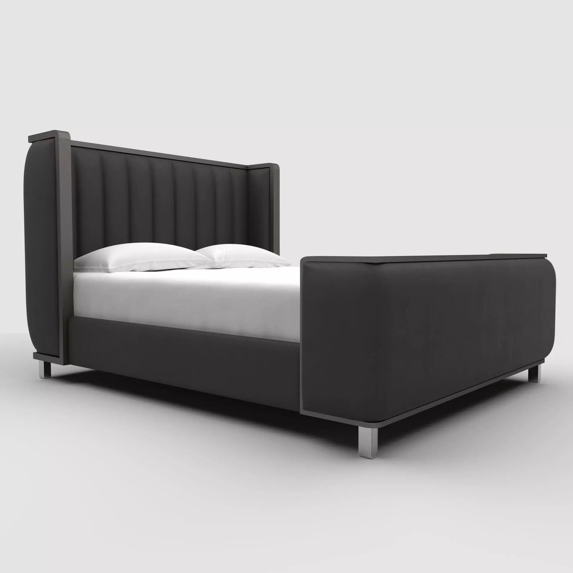 Sonder Living Ripley Bed Queen Size 3D model_0