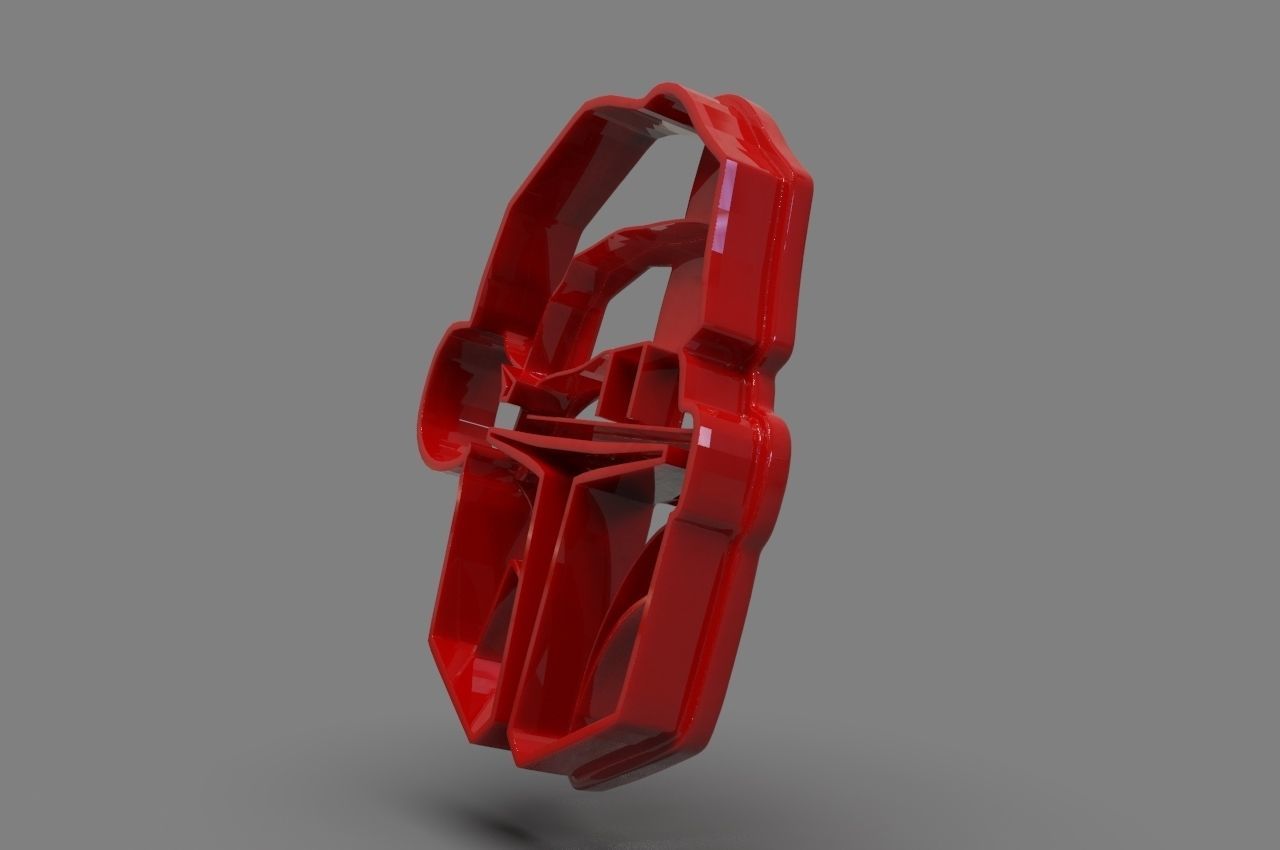 The Mandalorian Cookie Cutter X-mas 3D print model_1