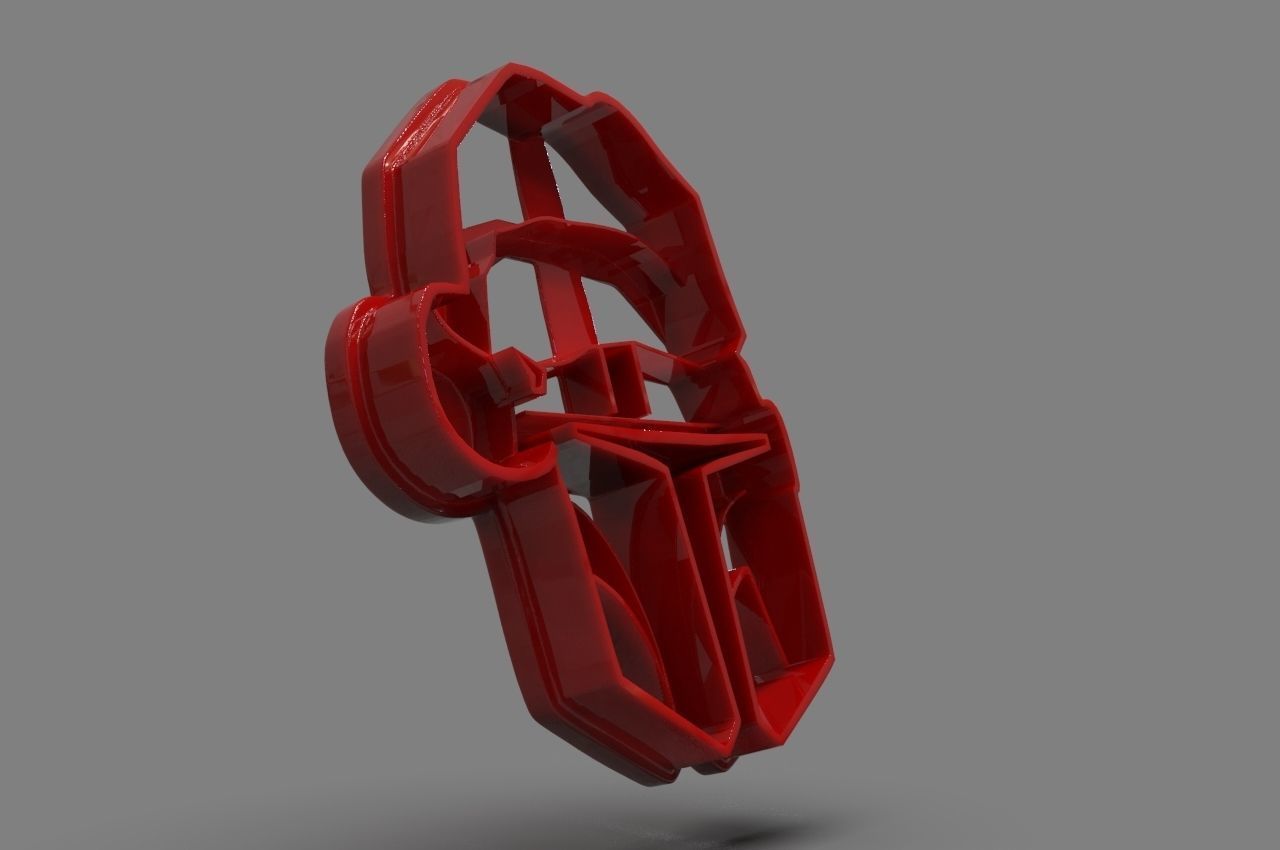 The Mandalorian Cookie Cutter X-mas 3D print model_7