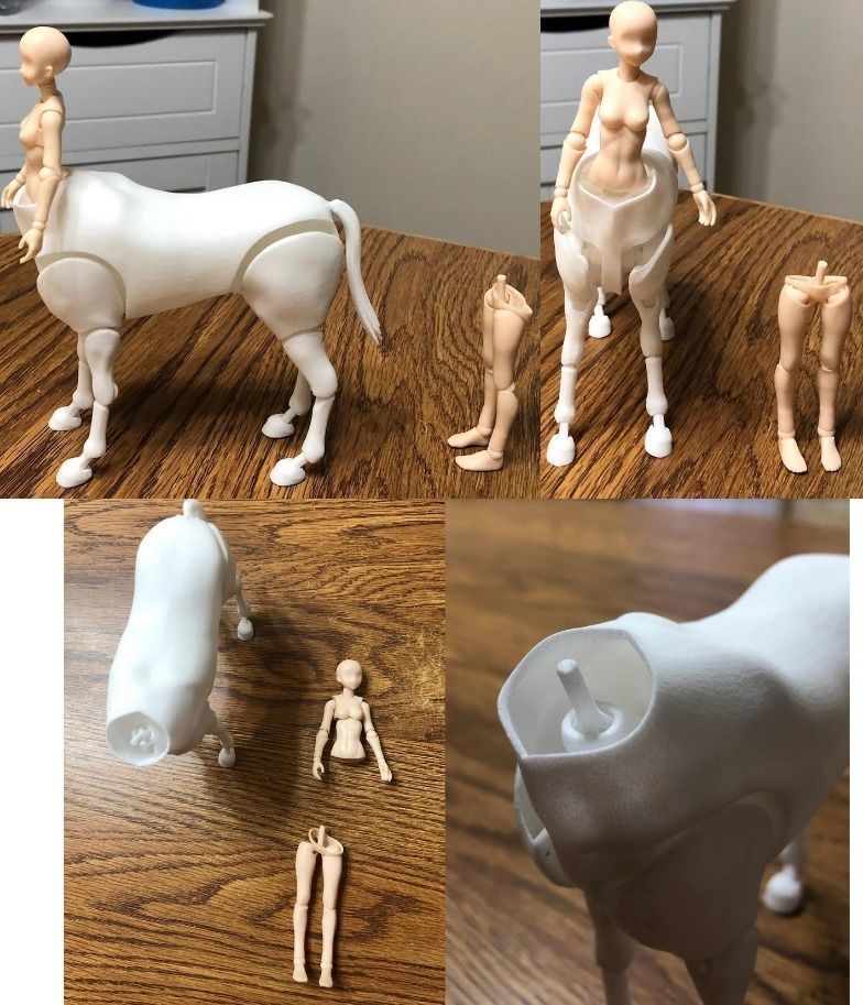 Sozai Centaur Body Kit 3D print model_1