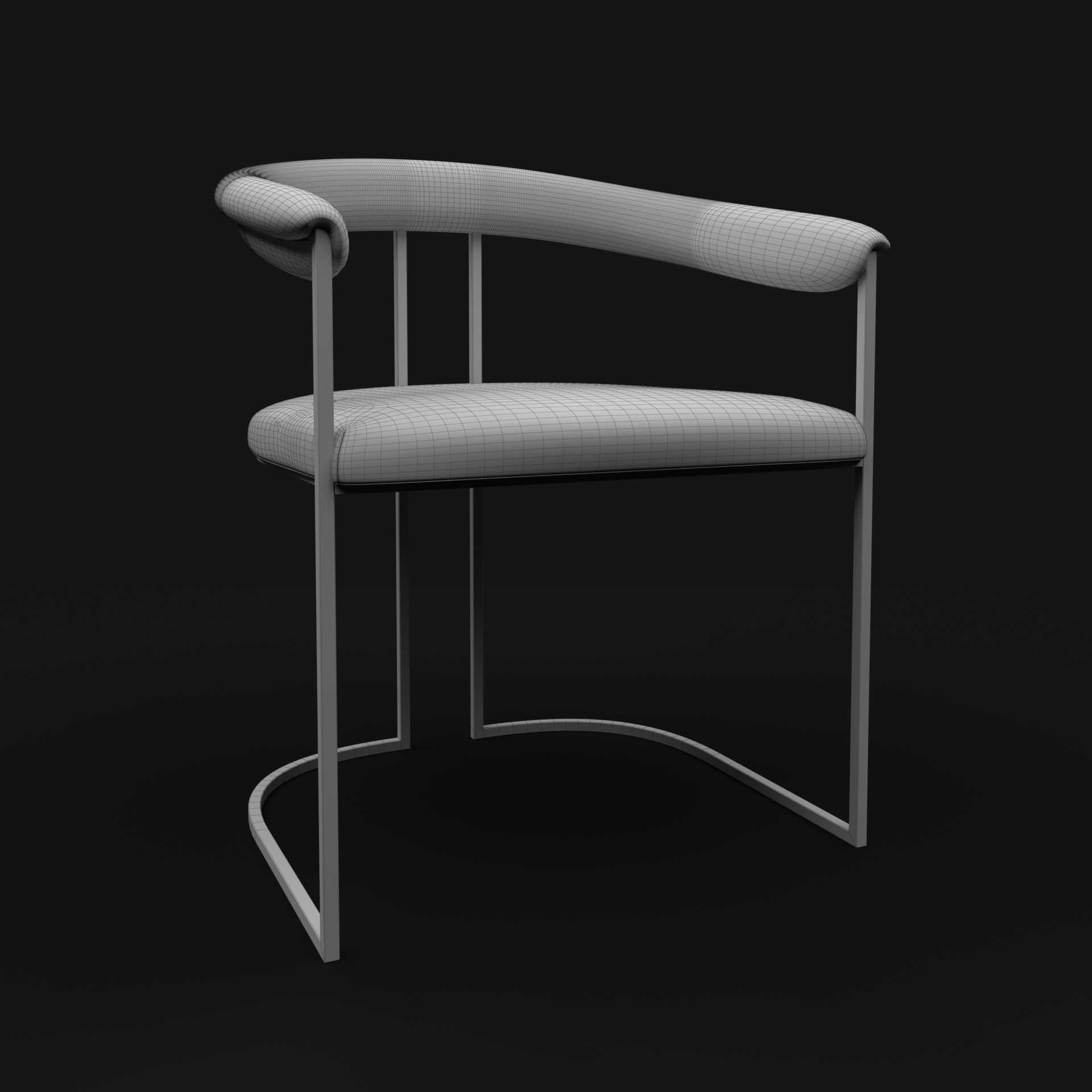 Universal Furniture - Quinn Arm Chair 3D model_3