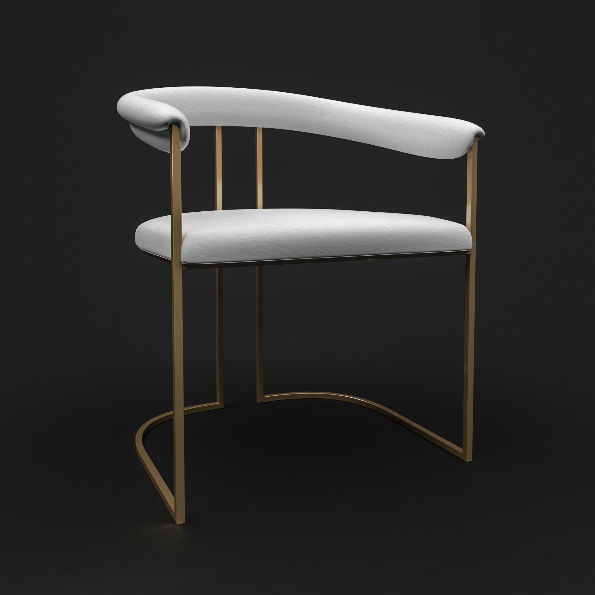 Universal Furniture - Quinn Arm Chair 3D model_1