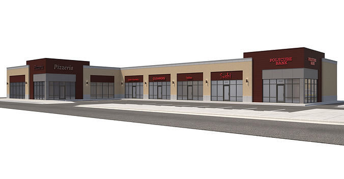 Retail-087 Retail Store 3D model