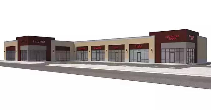 Retail-087 Retail Store 3D model