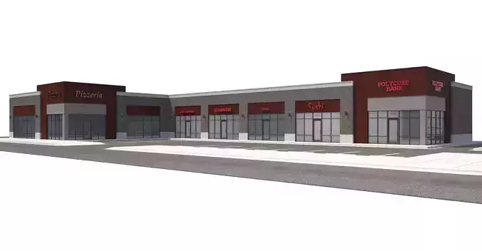Retail-088 Retail Store 3D model