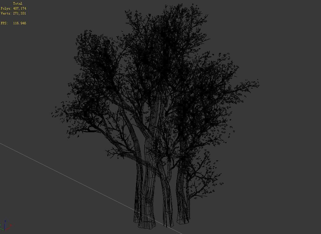 Plant-Forest-Big Tree 108 3D model_4