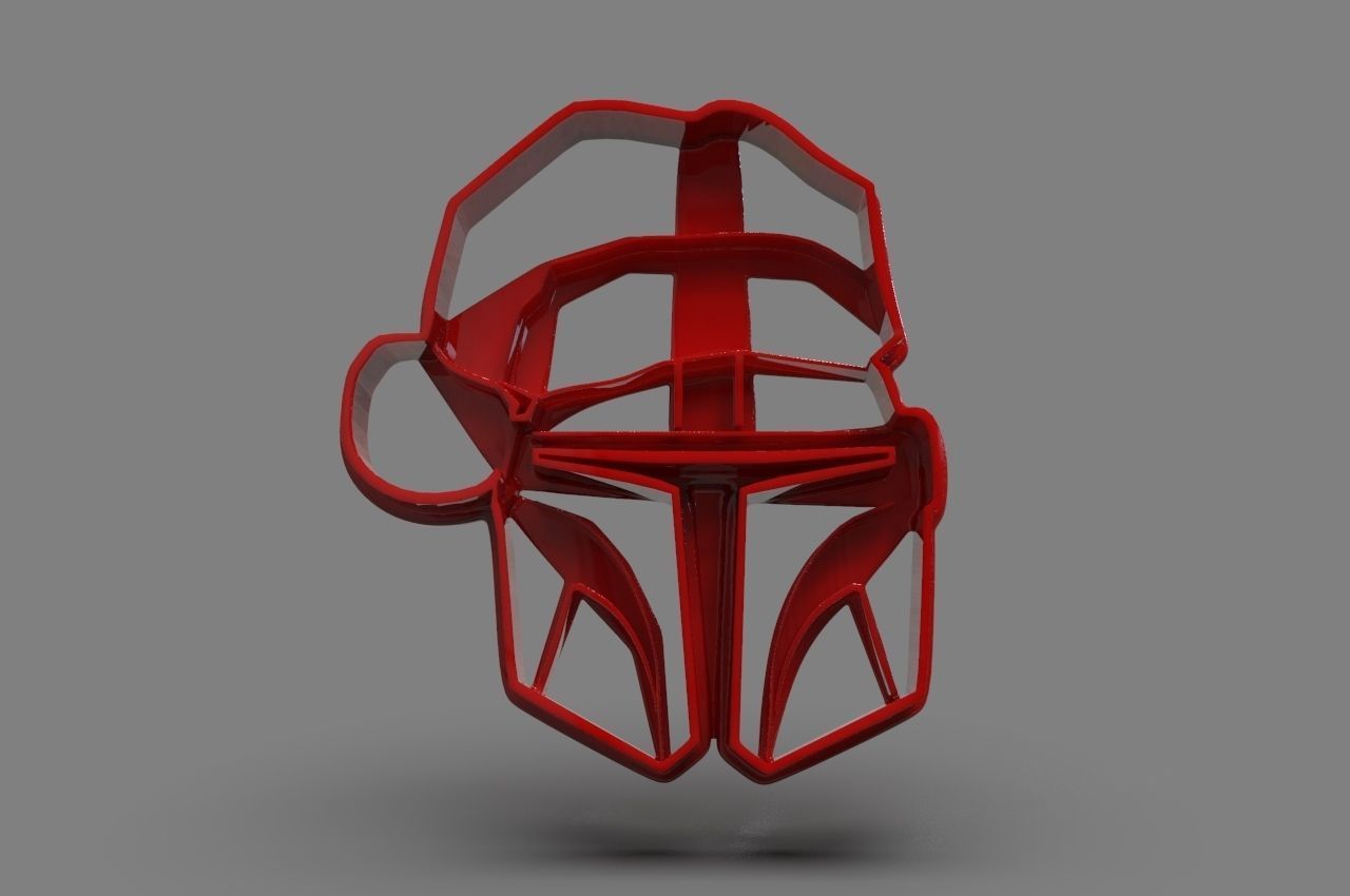 The Mandalorian cookie cutter Xmas Collection 3D print model_25