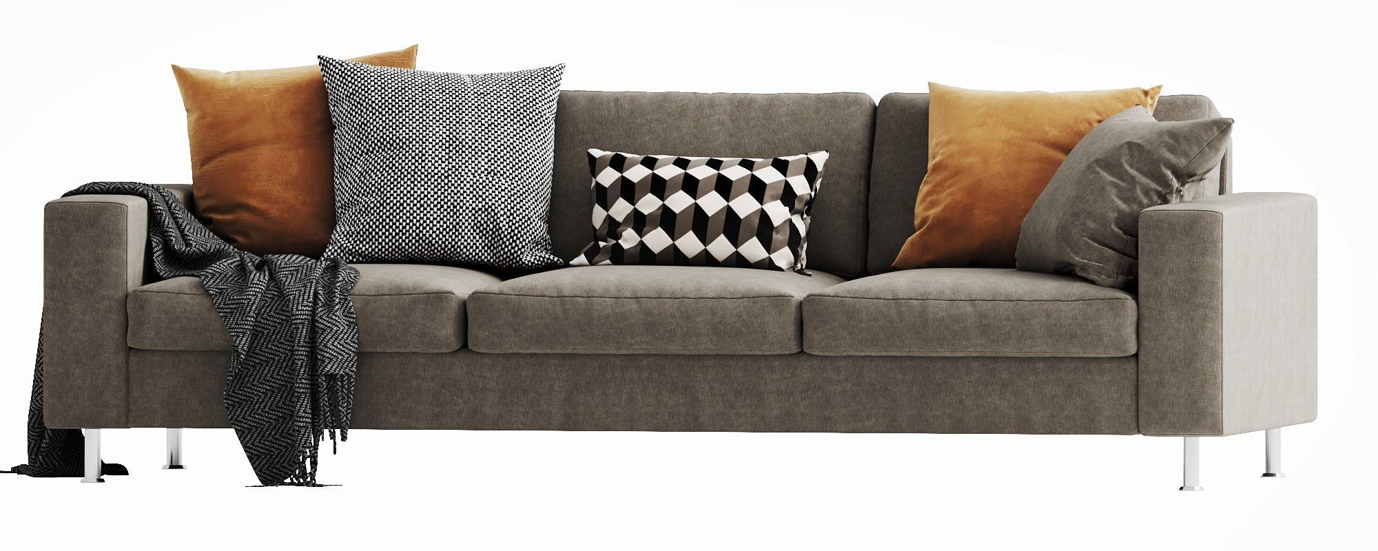 Boconcept indivi 3 seater 3D model_11