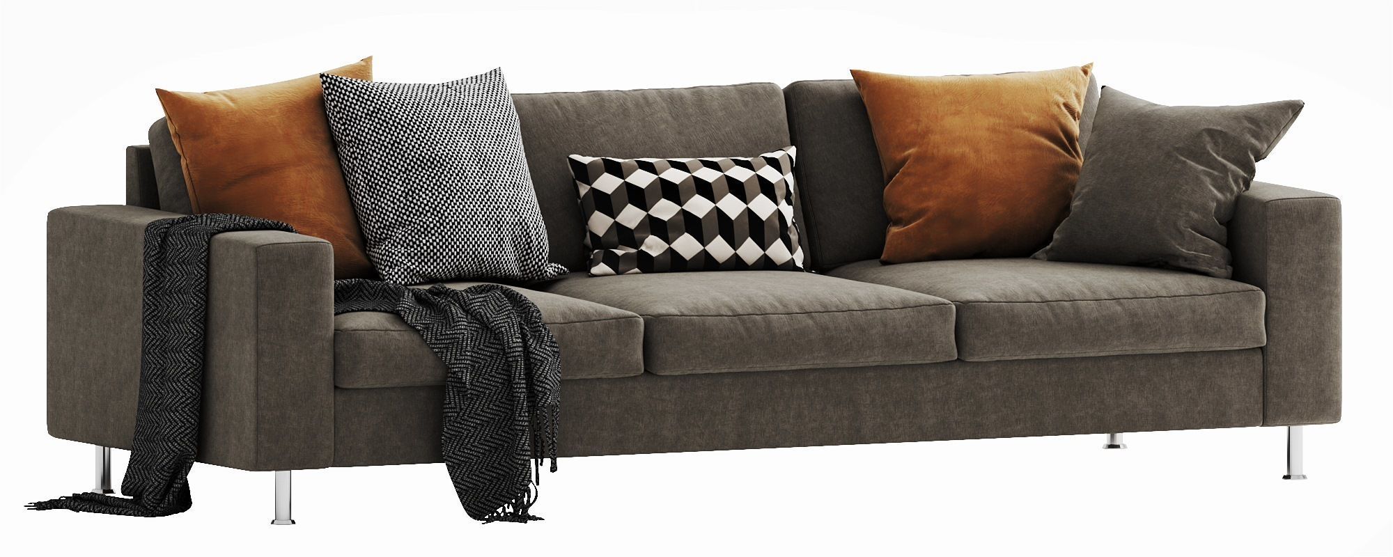 Boconcept indivi 3 seater 3D model_10