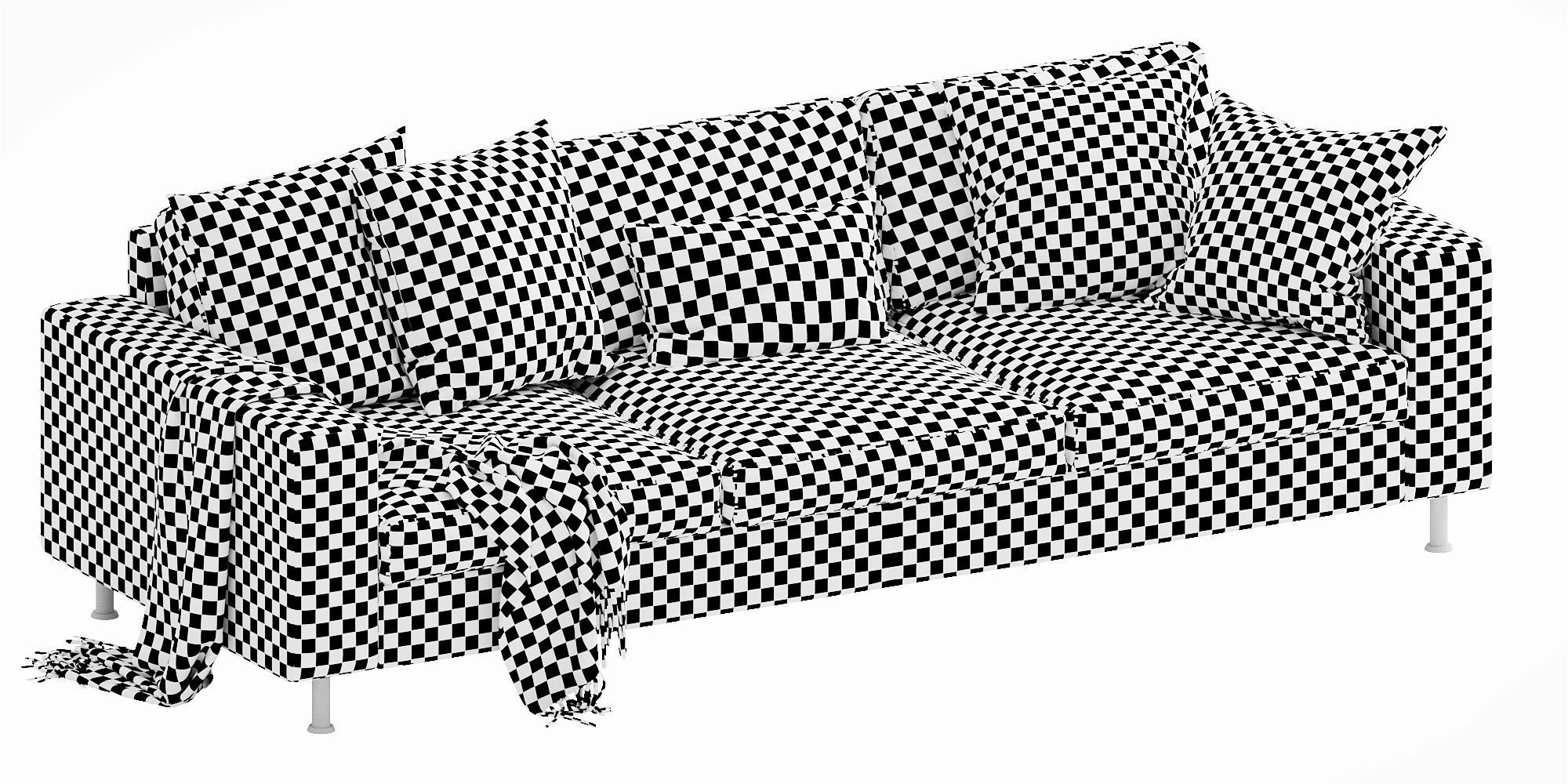 Boconcept indivi 3 seater 3D model_3