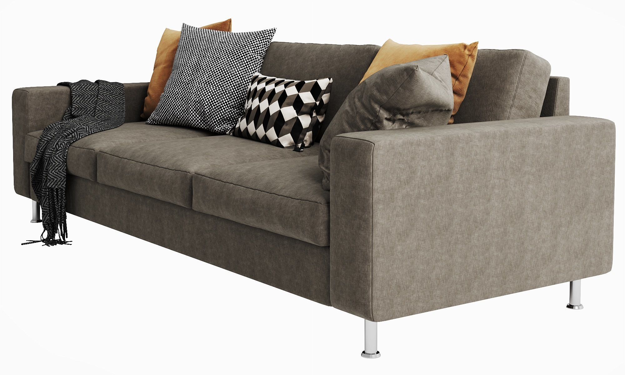 Boconcept indivi 3 seater 3D model_9