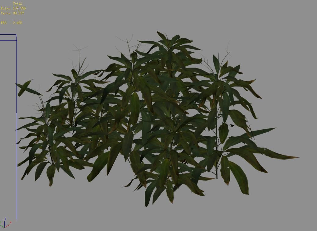 Bamboo Forest-Shrub 11 3D model_3