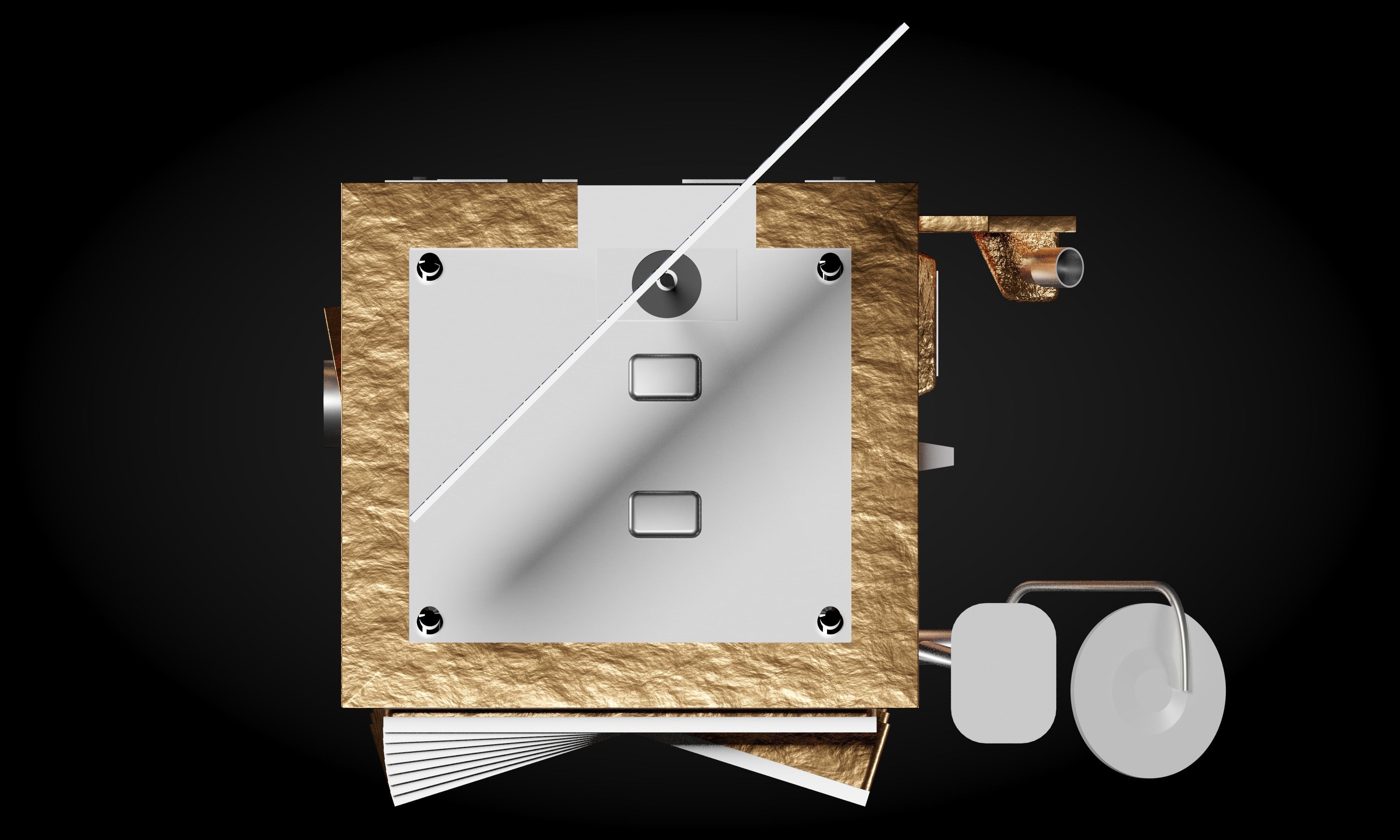 OneWeb satellite 3D model_2