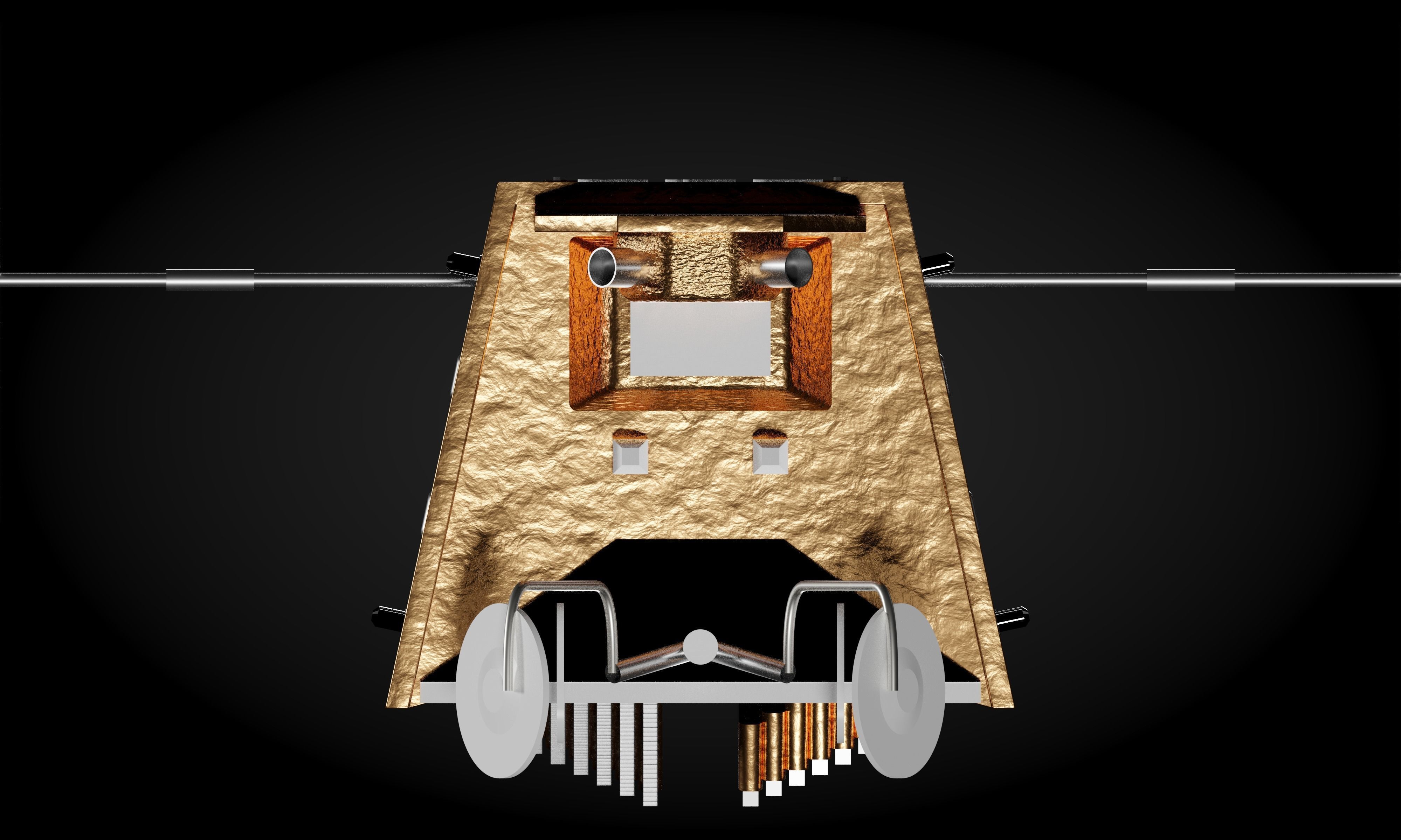 OneWeb satellite 3D model_3