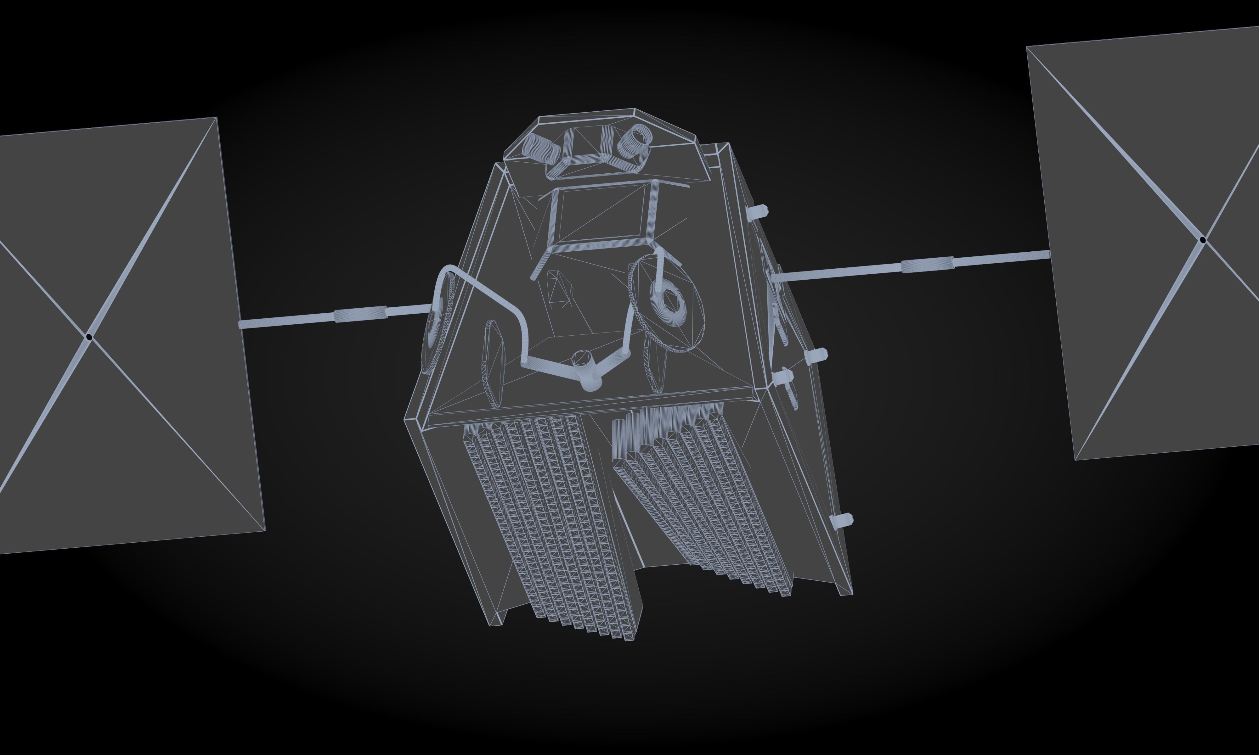 OneWeb satellite 3D model_6